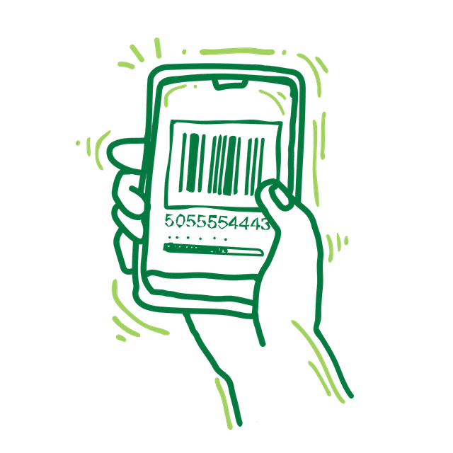 Scan barcode icon